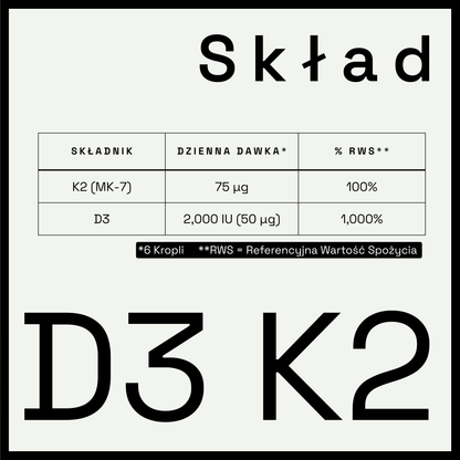 Vitamin D3 + K2 Drops – Natural Synergy for Strong Bones, Heart and Immunity