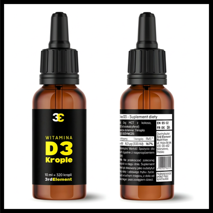 Vitamin D3 Drops – Natural Support for Immunity, Bones and Muscles