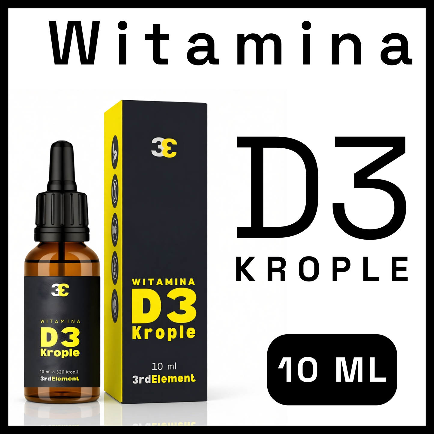 Vitamin D3 Drops – Natural Support for Immunity, Bones and Muscles