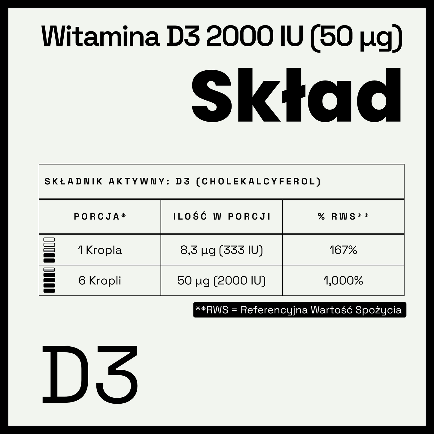Vitamin D3 Drops – Natural Support for Immunity, Bones and Muscles
