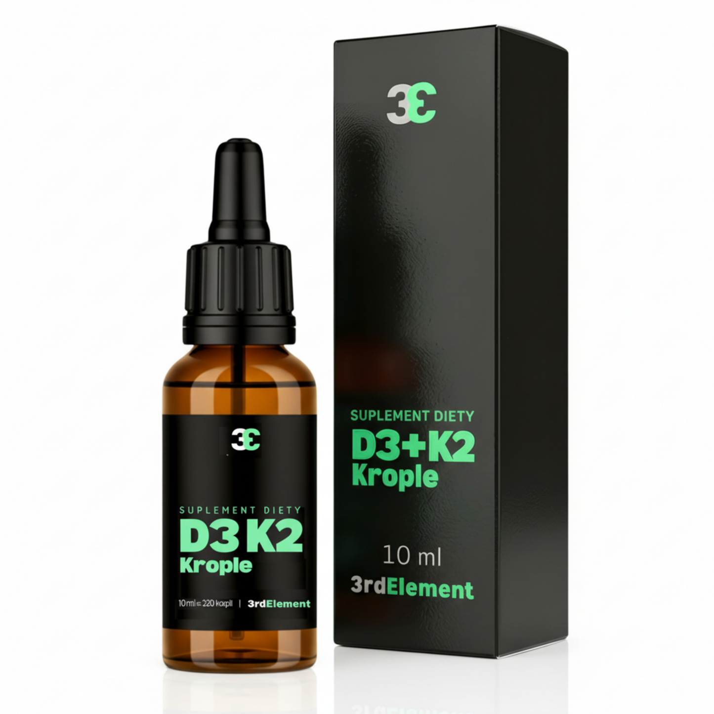 Vitamin D3 + K2 Drops – Natural Synergy for Strong Bones, Heart and Immunity