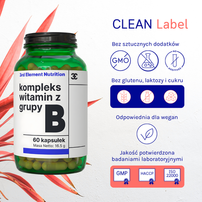 Vitamin B Complex – 60 capsules