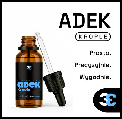 ADEK Vitamins Food Supplement Drops – Vitamins A, D, E and K – 10 ml