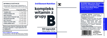 Witamina B Kompleks – 60 kapsułek