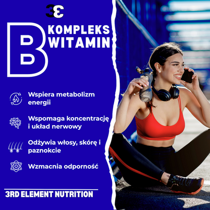 Witamina B Kompleks – 60 kapsułek