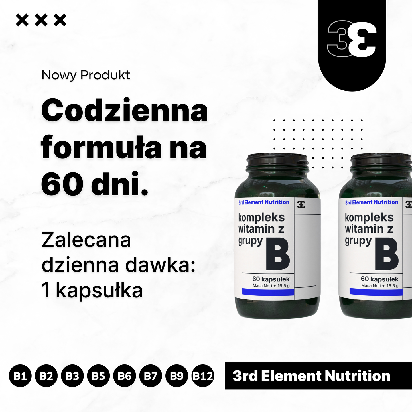 Vitamin B Complex – 60 capsules