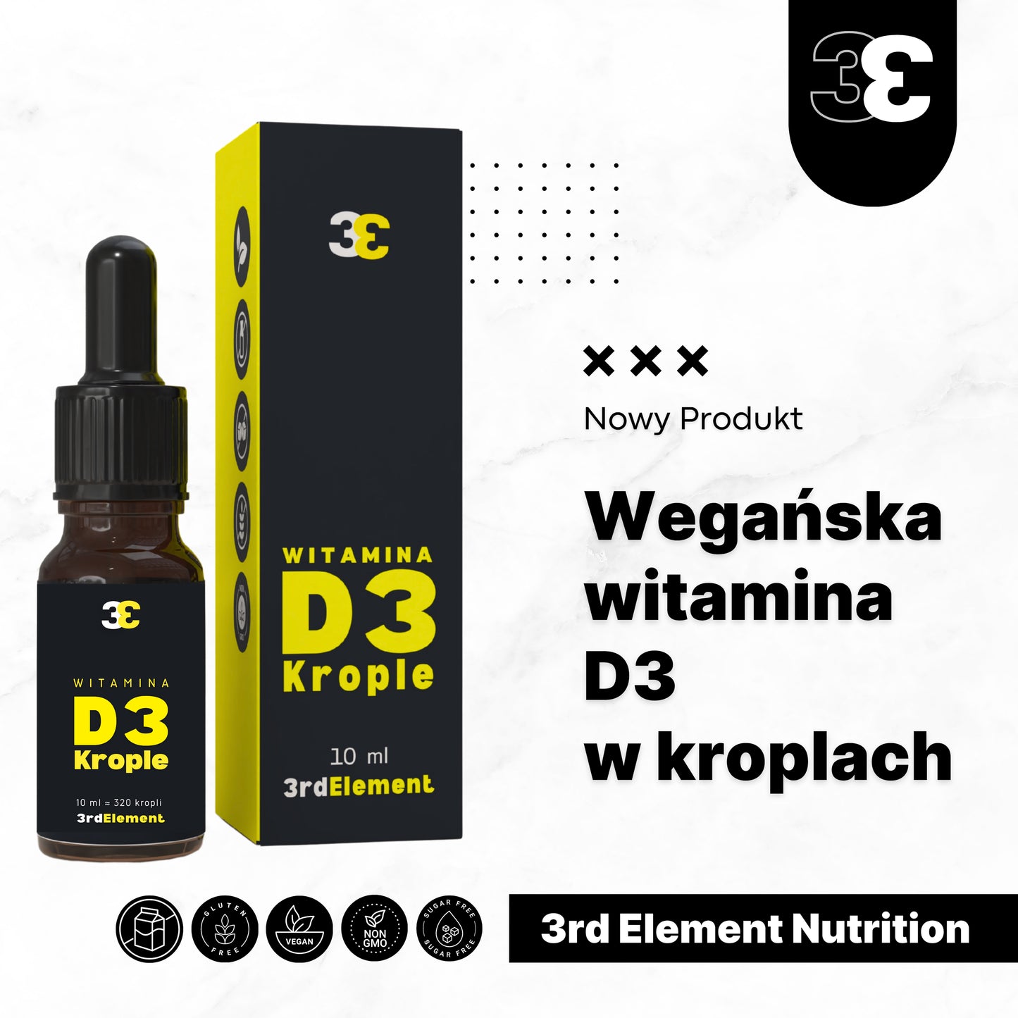 Vitamin D3 Drops – Natural Support for Immunity, Bones and Muscles