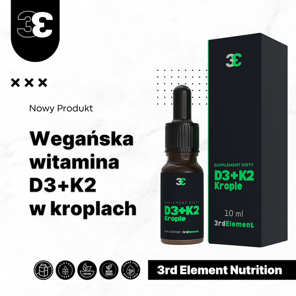 Witamina D3 + K2 w kroplach – naturalna synergia dla kości, serca i odporności